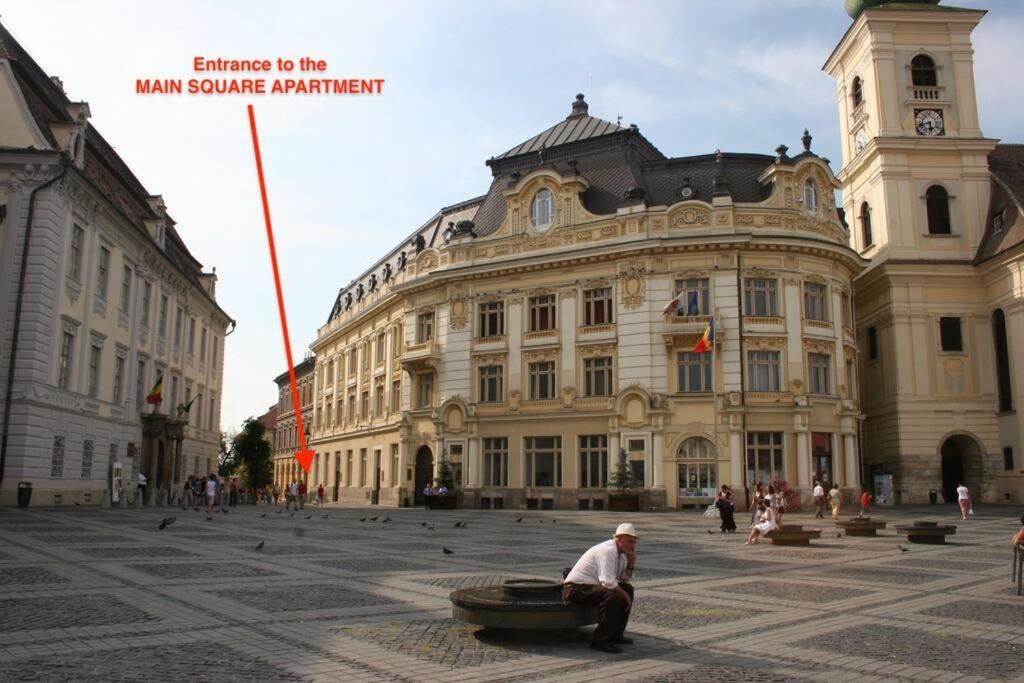 Main Square Apartment 锡比乌 外观 照片